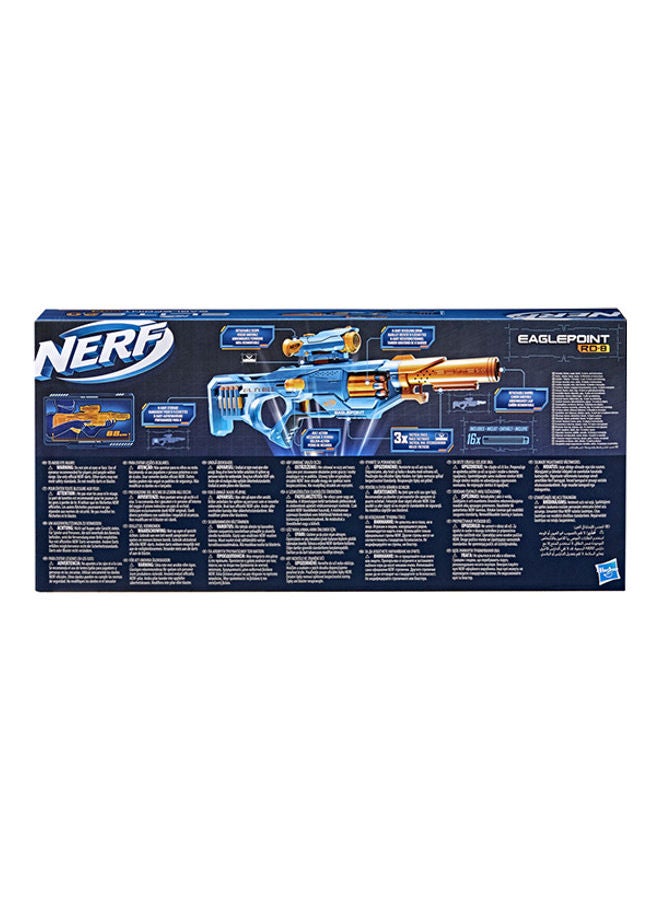 NERF Elite 2.0 Eaglepoint RD-8 Dart Blaster, 8 Dart Drum, Scope & Barrel, 16 Elite Darts, Bolt Action, Outdoor Toys - Image 2