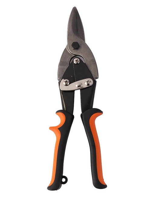 Aviation Snips -Straight- Precision Straight Cut Metal Sheet Aviation Snips Tin Scissors Hand Shears and Metal Shears - for Cutting Aluminum Copper Sheet Metal Ducting Roofing and Metalworking