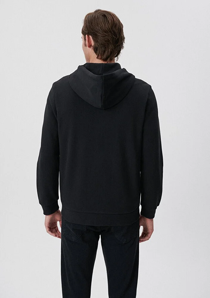 MAVI Blue Men's Zippered Black Sweatshirt 0S10013-900