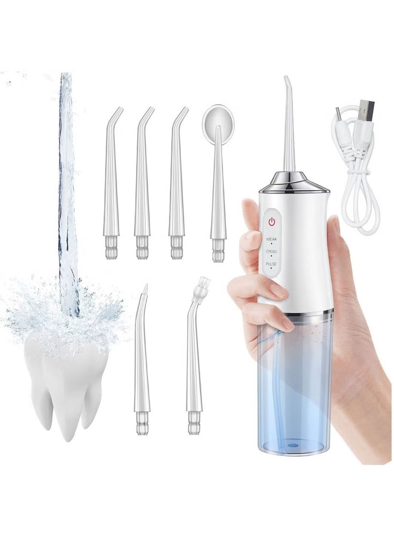 Health Electric Water Dental Flosser – Powerful Deep Cleaning, 3 Modes, 220ml Large Capacity, 360° Rotating Nozzle, Portable & Rechargeable, IPX7 Waterproof, Ideal for Home & Travel - Image 1