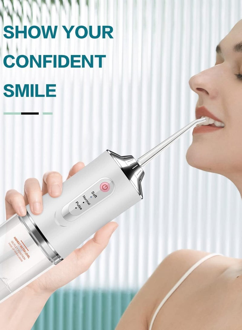 Health Electric Water Dental Flosser – Powerful Deep Cleaning, 3 Modes, 220ml Large Capacity, 360° Rotating Nozzle, Portable & Rechargeable, IPX7 Waterproof, Ideal for Home & Travel - Image 4
