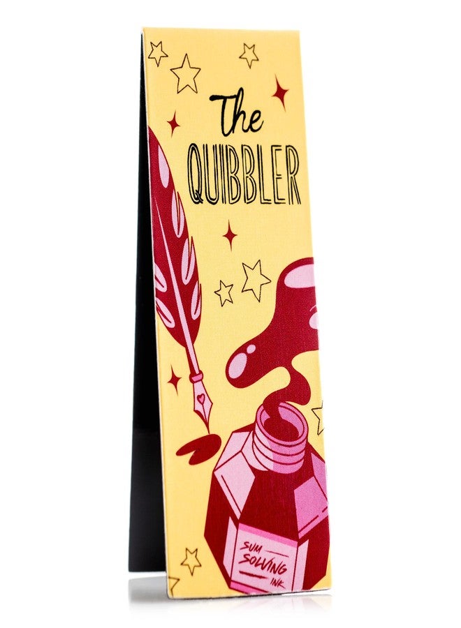 Conquest Journals Harry Potter The Quibbler Magnetic Bookmarks, Set of 4 Page Clips, Sturdy Cardstock Book Markers with Strong Magnets, 1'' x 2.5'', Officially Licensed - Image 4