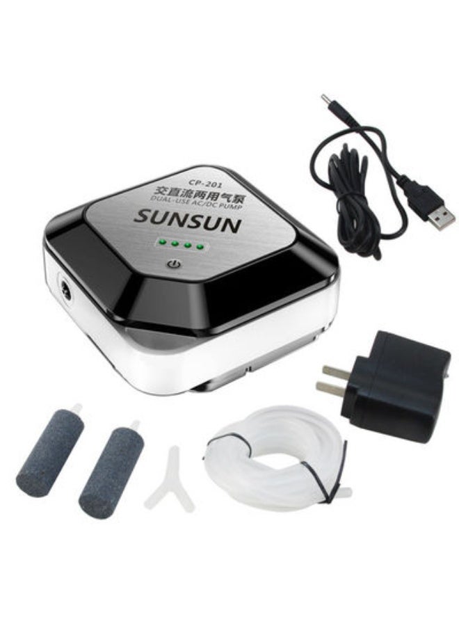 Sunsun CP-101 2200mAH Dc Battery Air Compressor - 1.5 L/M Bivolt Aquarium Air Compressor - Image 3