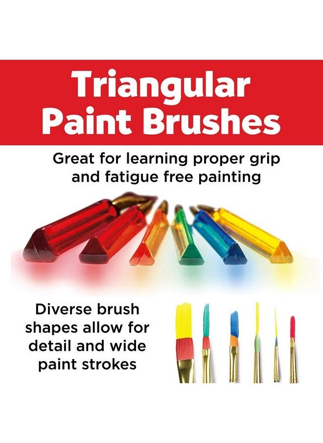 FABER-CASTELL - Young Artist Learn To Paint Set Washable Paint Set For Kids - Image 1