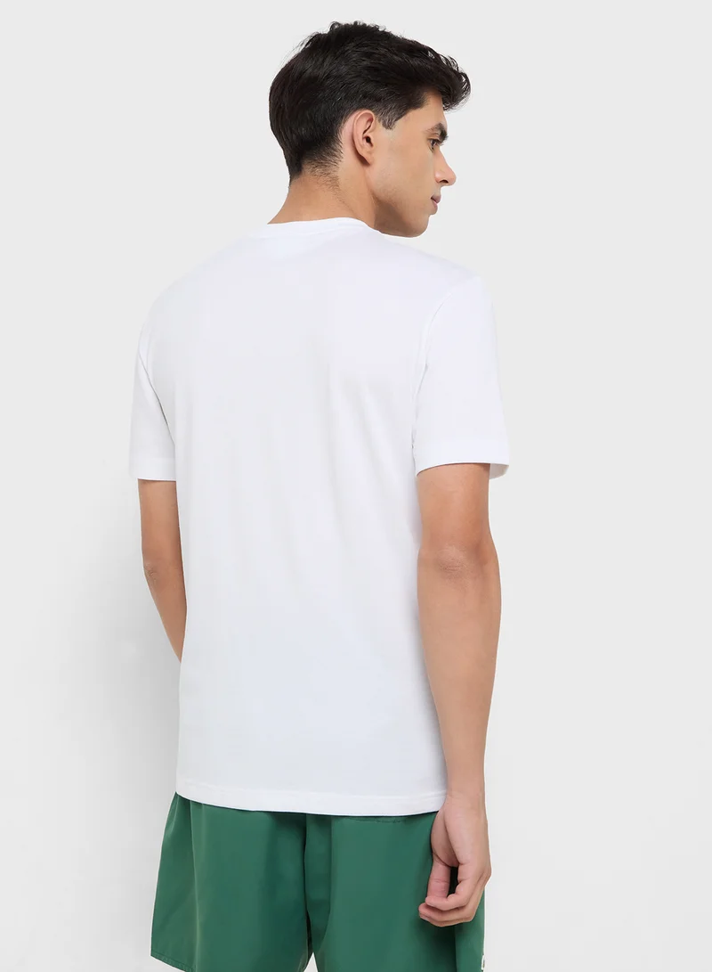 LACOSTE Logo Crew Neck T Shirt