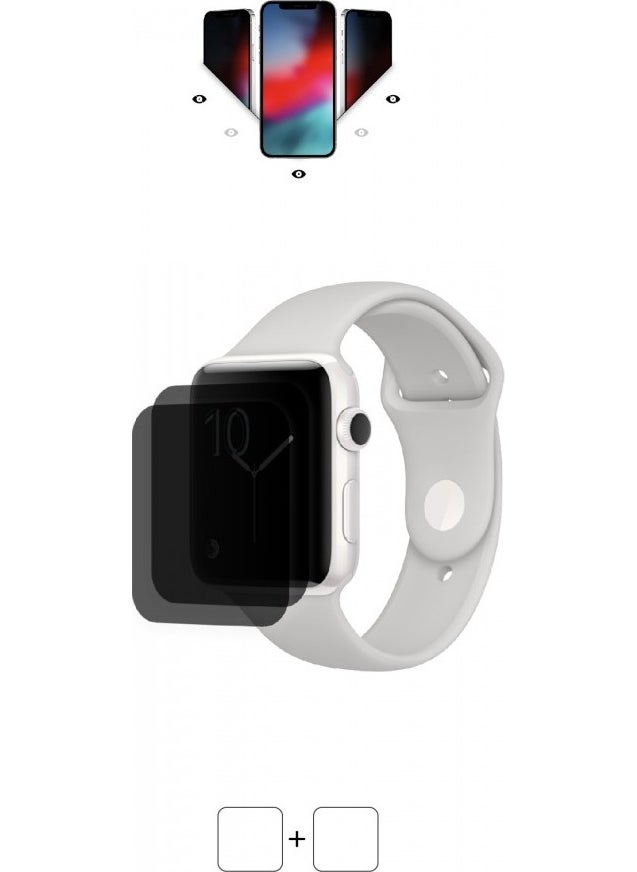 Wrapsol - Apple Watch 42mm Edition Series 2 Smartwatch Matte Ghost Screen Protector - Image 1
