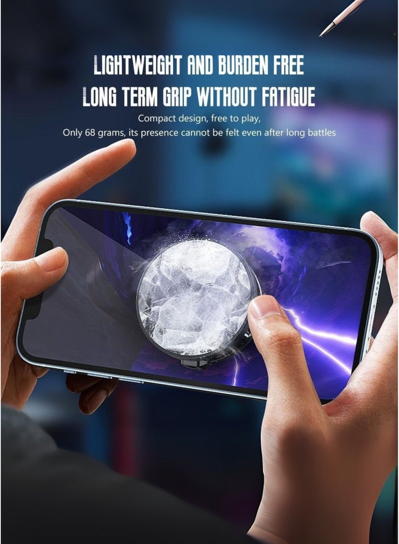 ميمو مبرد الهاتف المحمول للألعاب - مروحة تبريد شبه موصلة صامتة، متوافق مع iPhone 12/13/14/15/16، Samsung، Huawei، Xiaomi، Redmi، Oppo، Vivo، OnePlus، Realme - مثالي لـ PUBG وFree Fire والبث المباشر - Image 3