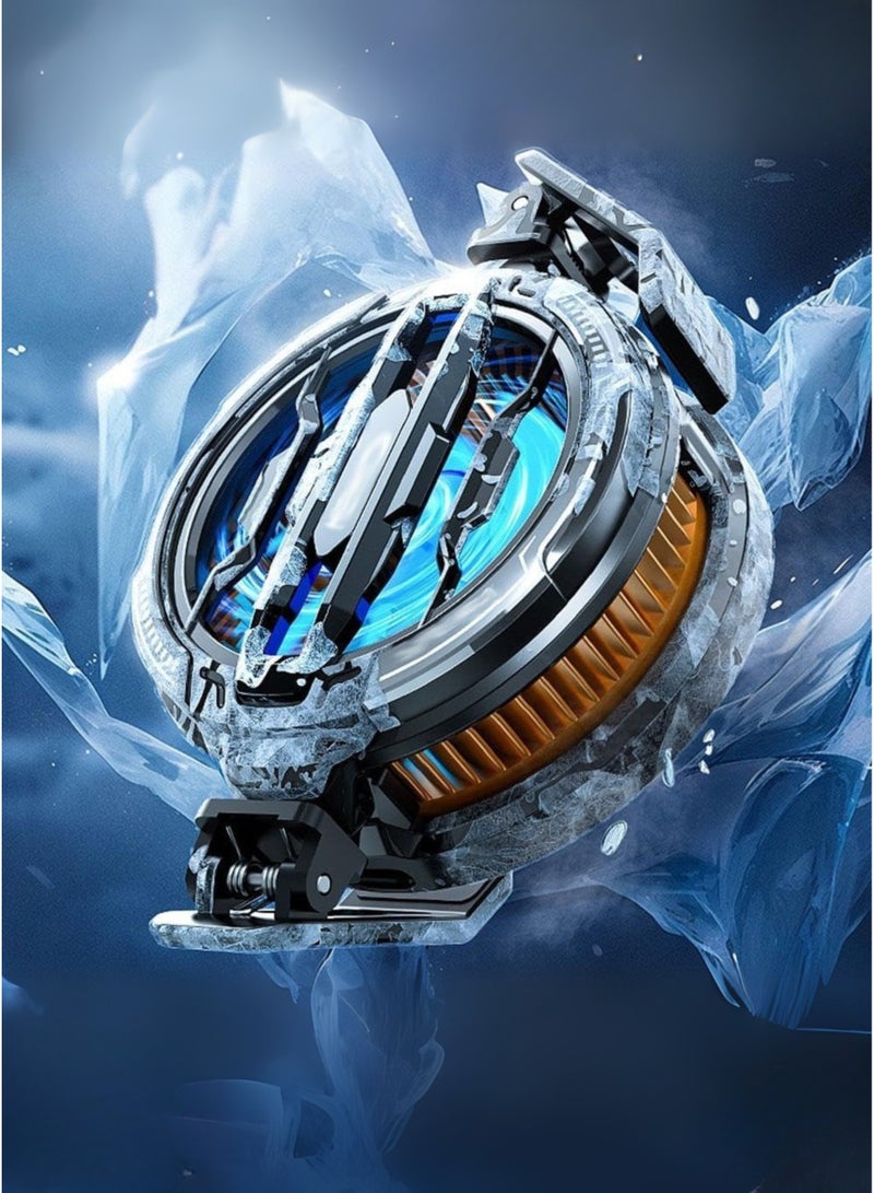 ميمو مبرد الهاتف المحمول للألعاب - مروحة تبريد شبه موصلة صامتة، متوافق مع iPhone 12/13/14/15/16، Samsung، Huawei، Xiaomi، Redmi، Oppo، Vivo، OnePlus، Realme - مثالي لـ PUBG وFree Fire والبث المباشر - Image 1