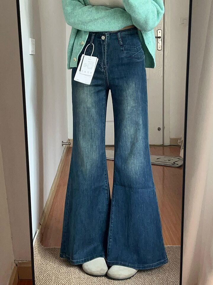 Unisex Casual Daily Denim Jeans - Image 1
