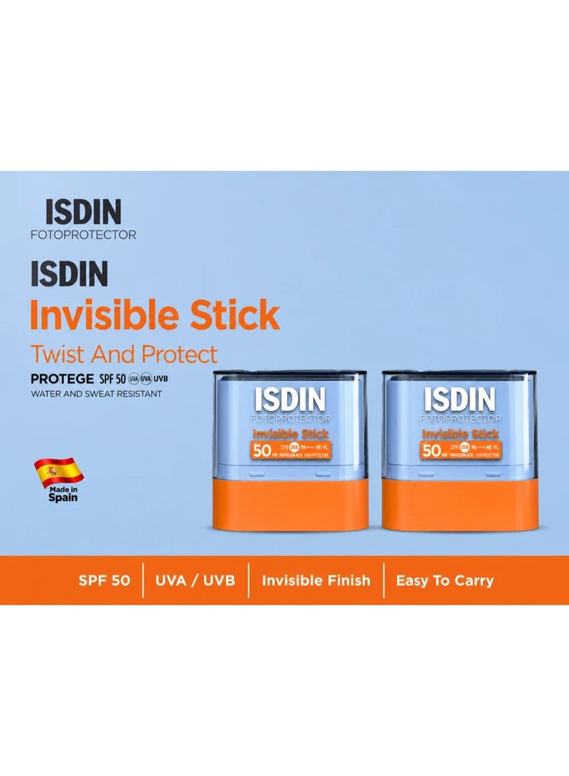 Isdin Fotoprotector Invisible Stick Spf50 Promo Pack