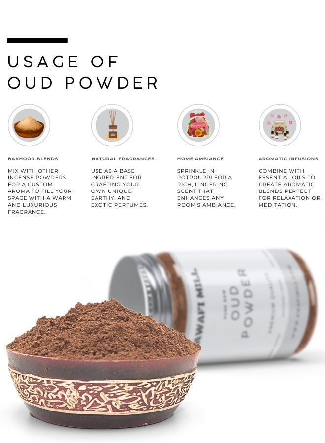 Awafi Mill AWAFI MILL Oud Powder | Agarwood Powder | Natural Fragrance  - Image 2
