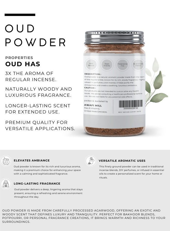 Awafi Mill AWAFI MILL Oud Powder | Agarwood Powder | Natural Fragrance  - Image 4