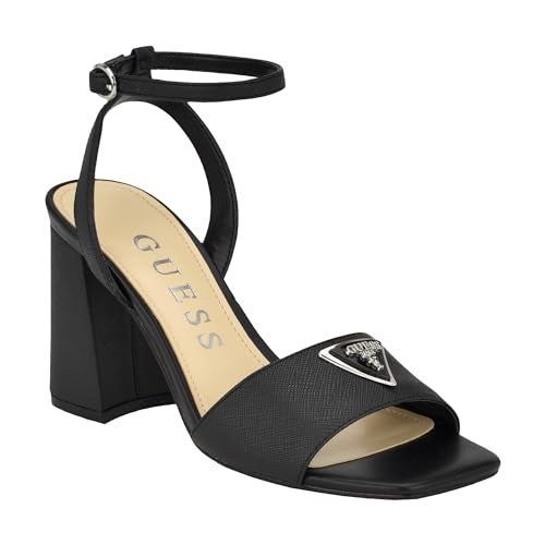 Guess Women's Gelyae Heeled Sandal, Black 002, 8 - Image 1