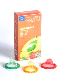 Recare Assorted Fruit Flavored Condoms (12 Pieces)  - Image 2