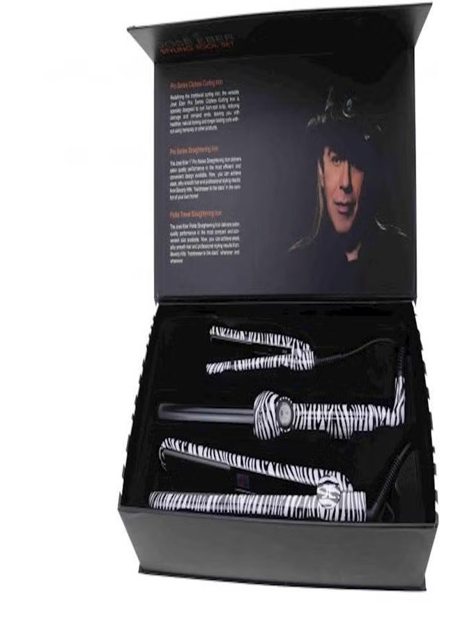 JOSE EBER Zebra Hair Styling Kit White / Black - 25 Mm Black/White - Image 2