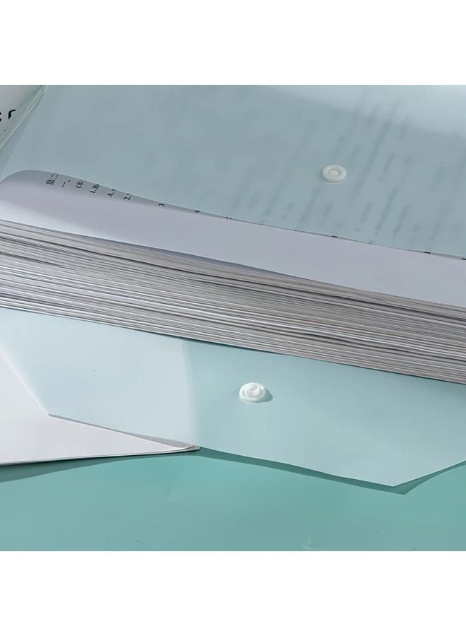 مجموعة محافظ الملفات المتدرجة باللونين الأزرق والأخضر من 10 حقائب وثائق سميكة مقاومة للماء - Image 4