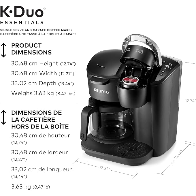 Keurig K-Duo Essentials K-Cup Pod Black - Image 3