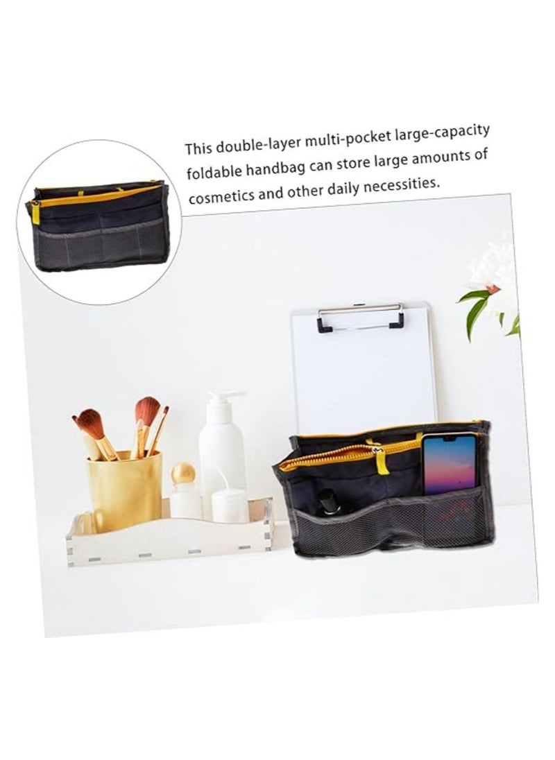 Generic - 13 Pockets Bag Organizer Insert, Handbag Organizer, Expandable Liner Bag Pouch, Handbags Insert Organizer, Multifunctional Storage Bag, with Zipper Closure and Multiple Pockets - Image 1
