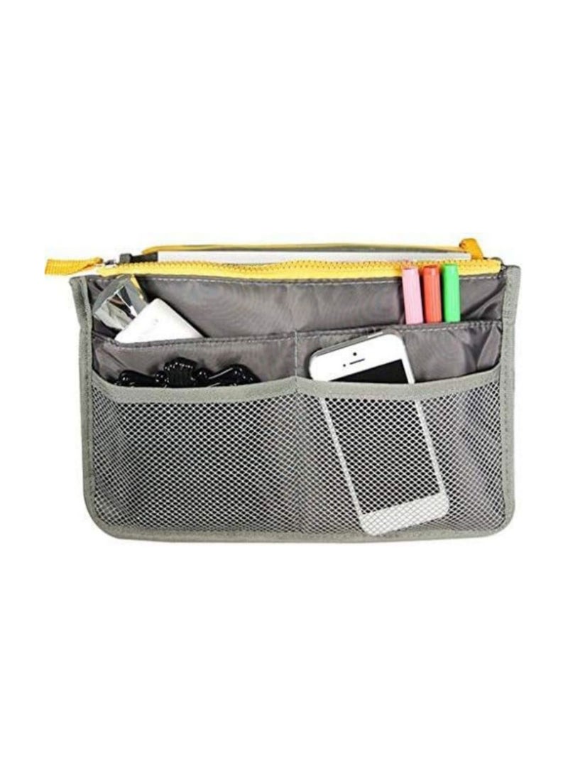 Generic - 13 Pockets Bag Organizer Insert, Handbag Organizer, Expandable Liner Bag Pouch, Handbags Insert Organizer, Multifunctional Storage Bag, with Zipper Closure and Multiple Pockets - Image 1