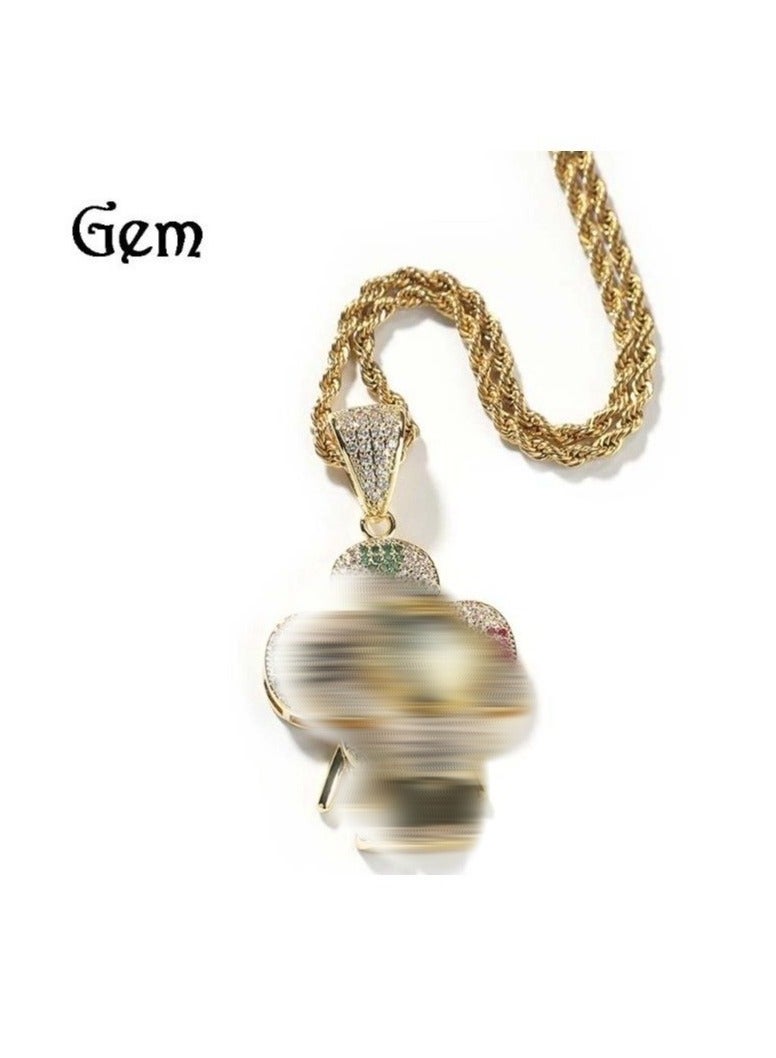 Gem Men's Versatile Pendant Necklace  - Image 1