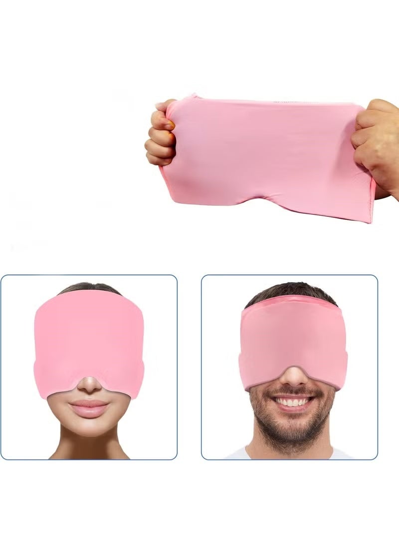 قبعة جل لتخفيف الصداع والصداع النصفي – علاج سريع بالألوان الساخنة والباردة – تهدئة الألم بفعالية - Image 2