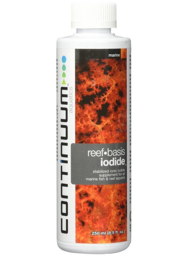 Continuum Aquatics Reef Basis Iodide - Ionic Iodide Liquid Supplement for Marine Fish and Reef Saltwater Aquariums, 250-ml - Image 1