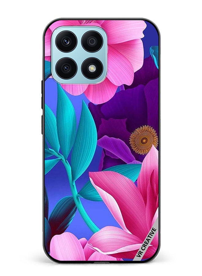 VR CREATIVE Protective Case Cover For Honor X8a Flower Design Multicolour - Image 1