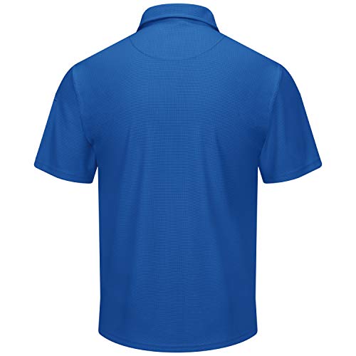 Red Kap Men's Standard Short Sleeve Performance Knit Polo, Royal Blue, 4X-Large - Image 2