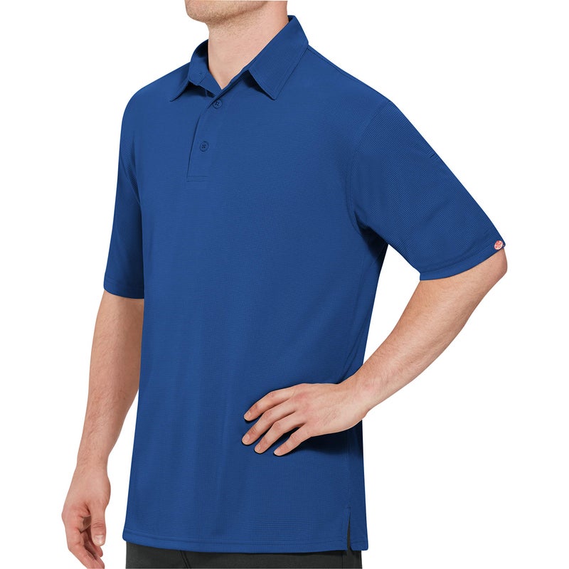 Red Kap Men's Standard Short Sleeve Performance Knit Polo, Royal Blue, 4X-Large - Image 5