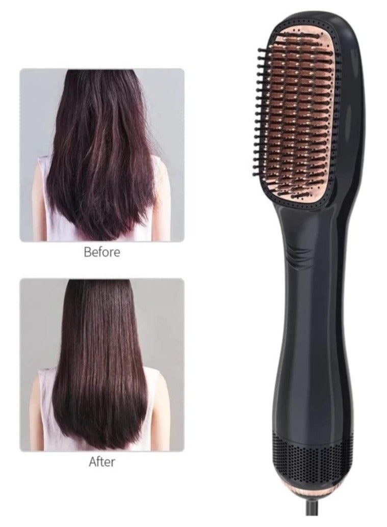 Hair Dryer Styler Volumizer 3 in 1 Brush Salon Styler for Straightening Negative Ion Ceramic Blow Dryer Brush - Image 4