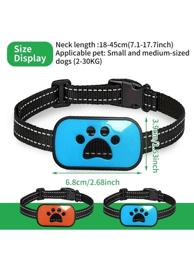 طوق الكلب الأزرق المضاد للنباح قابل للتعديل - جهاز مضاد للنباح - وضع التدريب - متوافق مع الهواتف الذكية - Image 3