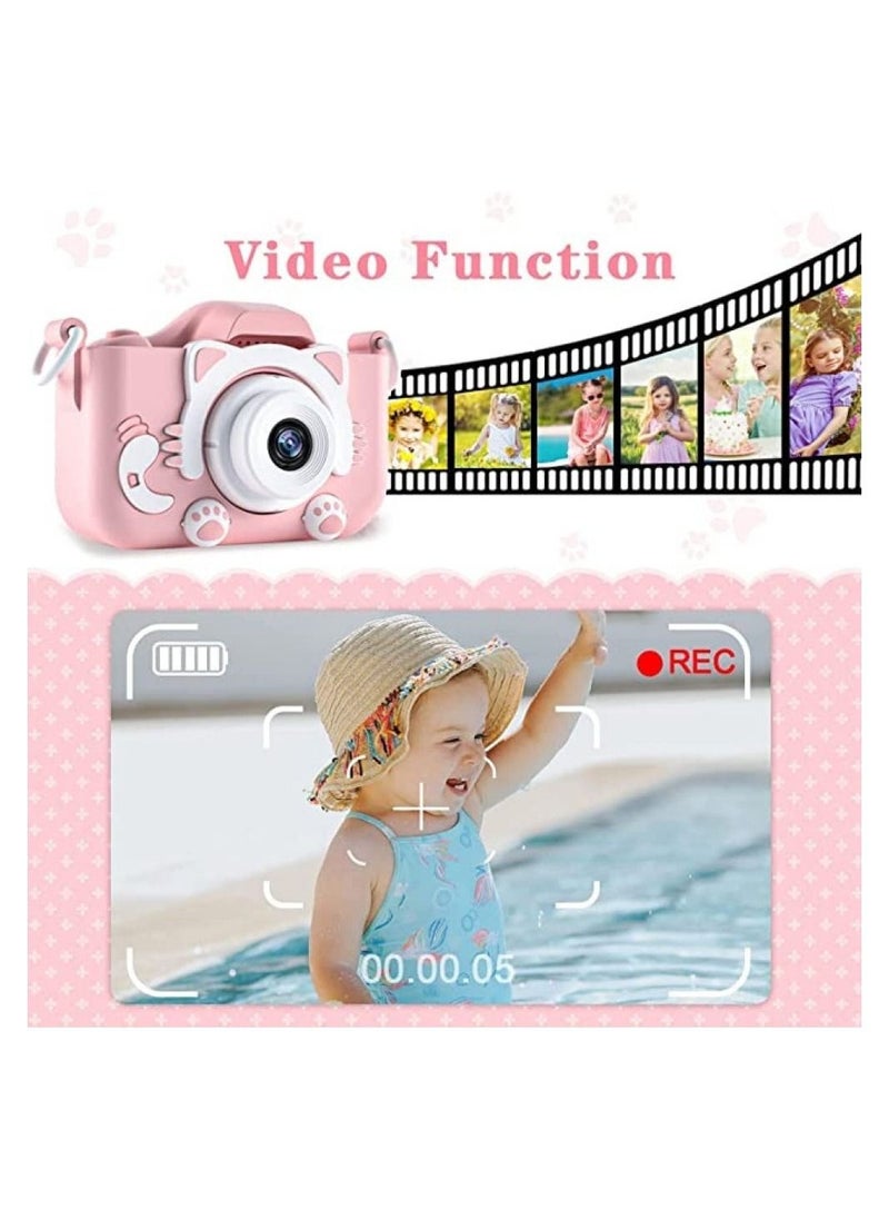 ماركة غير محددة - كاميرا سيلفي للاطفال بدقة 1080P مع منفذ لبطاقة اس دي 32 جيجا - Image 1