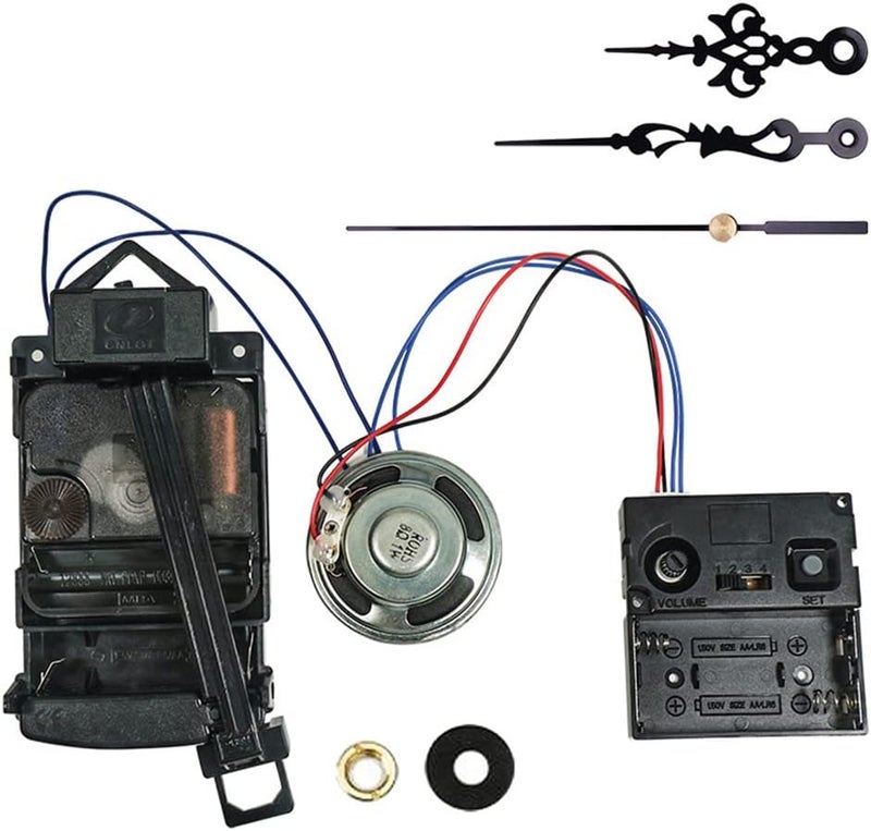 cheekyglo Qurtz Pendulum Clock Movement, DIY Wll Clock Mechnism Repir Prts Pendulum Clock Complete Kit Replcement,Type 3-Type 3 - Image 1