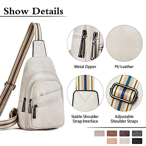 Mroede Sling Bag Crossbody Bags for Women Small Cross Body Bag Fanny Packs Chest Sling Purse for Daily Travel Leisure Sport - Image 5