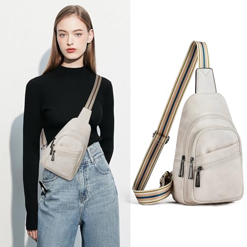 Mroede Sling Bag Crossbody Bags for Women Small Cross Body Bag Fanny Packs Chest Sling Purse for Daily Travel Leisure Sport - Image 2