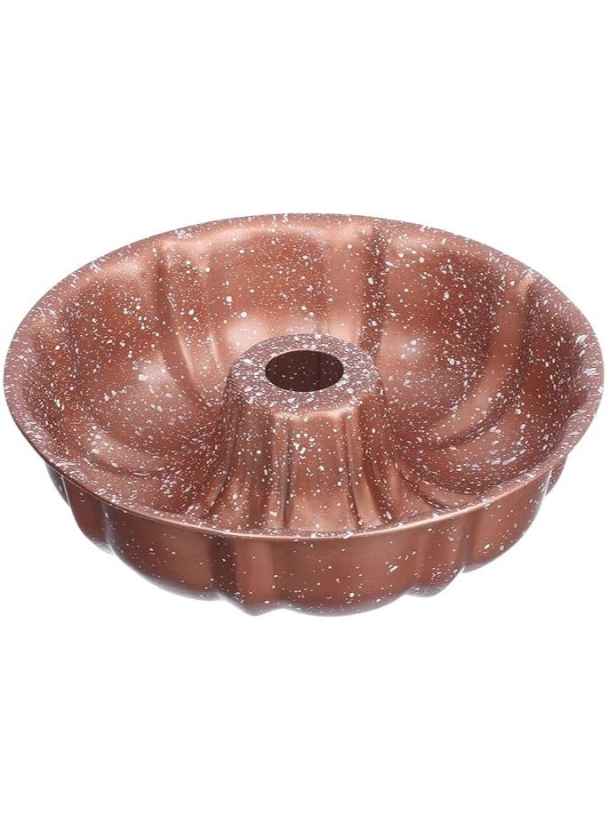 Granite Fluted Round Cake Pan with Non-Stick Coating  - Image 2