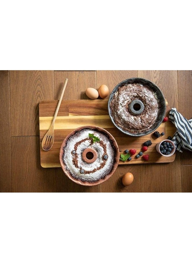 Granite Fluted Round Cake Pan with Non-Stick Coating  - Image 4