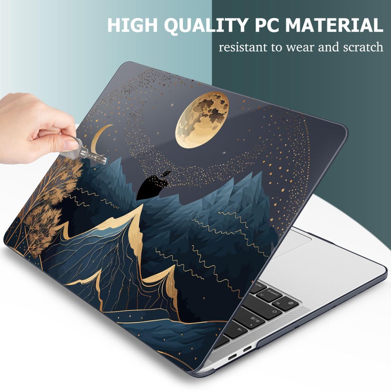 May Chen Compatible with MacBook Pro 13 inch Case with Touch Bar 2022 2021 2020 Release A2338 M1/M2 A2251 A2289, Plastic Hard Shell Case with Keyboard Cover, Traditional - Image 3