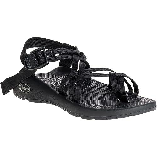 Chaco شاكوس للنساء ZX/2 كلاسيك، مع حلقة أصابع، صندل خارجي، أسود 11 M - Image 2