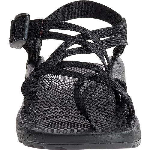 Chaco شاكوس للنساء ZX/2 كلاسيك، مع حلقة أصابع، صندل خارجي، أسود 11 M - Image 5