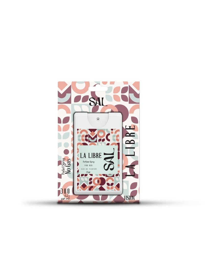 Sal La Libre Pocket Perfume | 17ml | 300 Sprays & Sal La Vie en Rose Pocket Perfume | 17ml | 300 Sprays Bundle - Image 2
