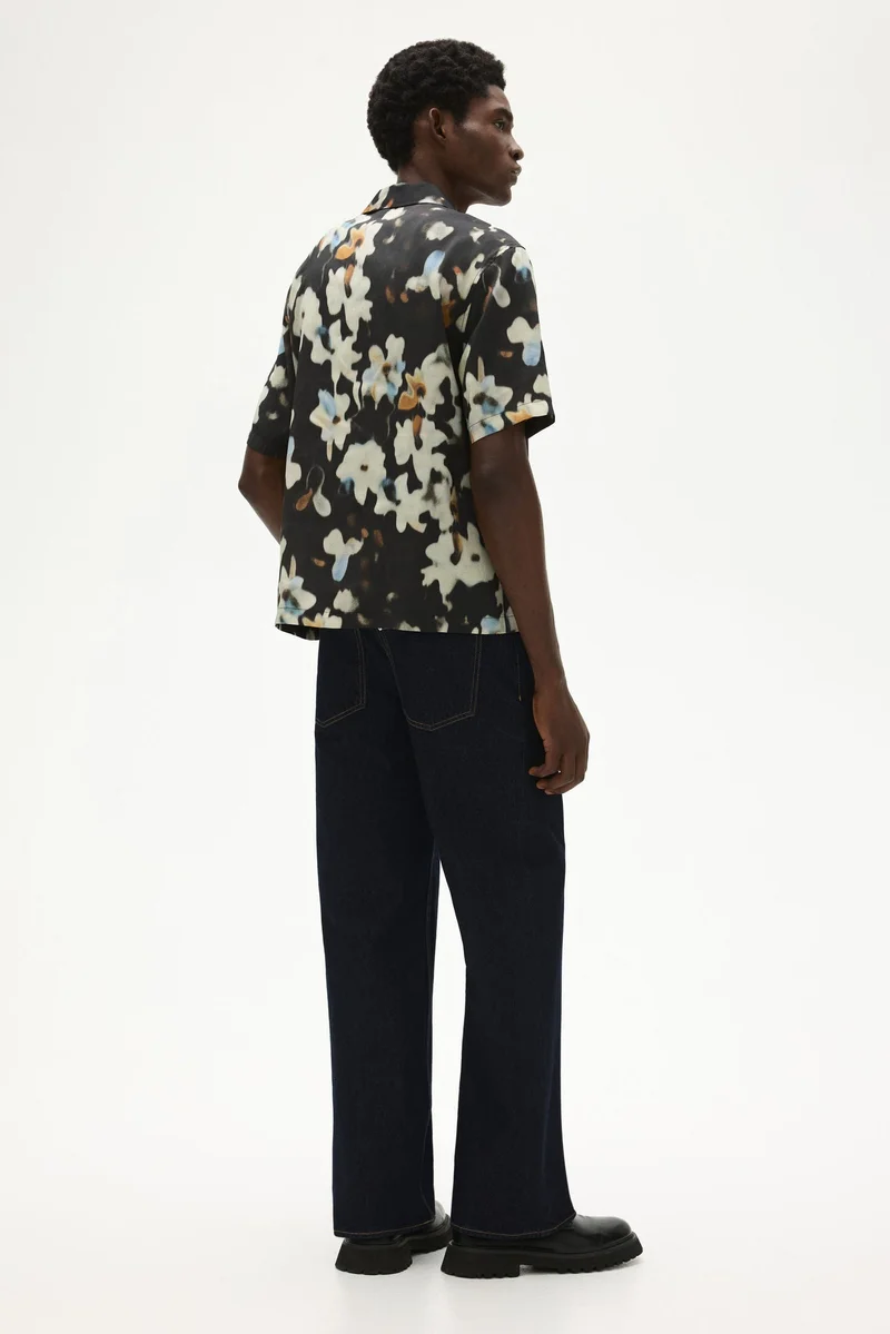 H&M  Regular Fit Patterned resort shirt for Men | Best Price UAE