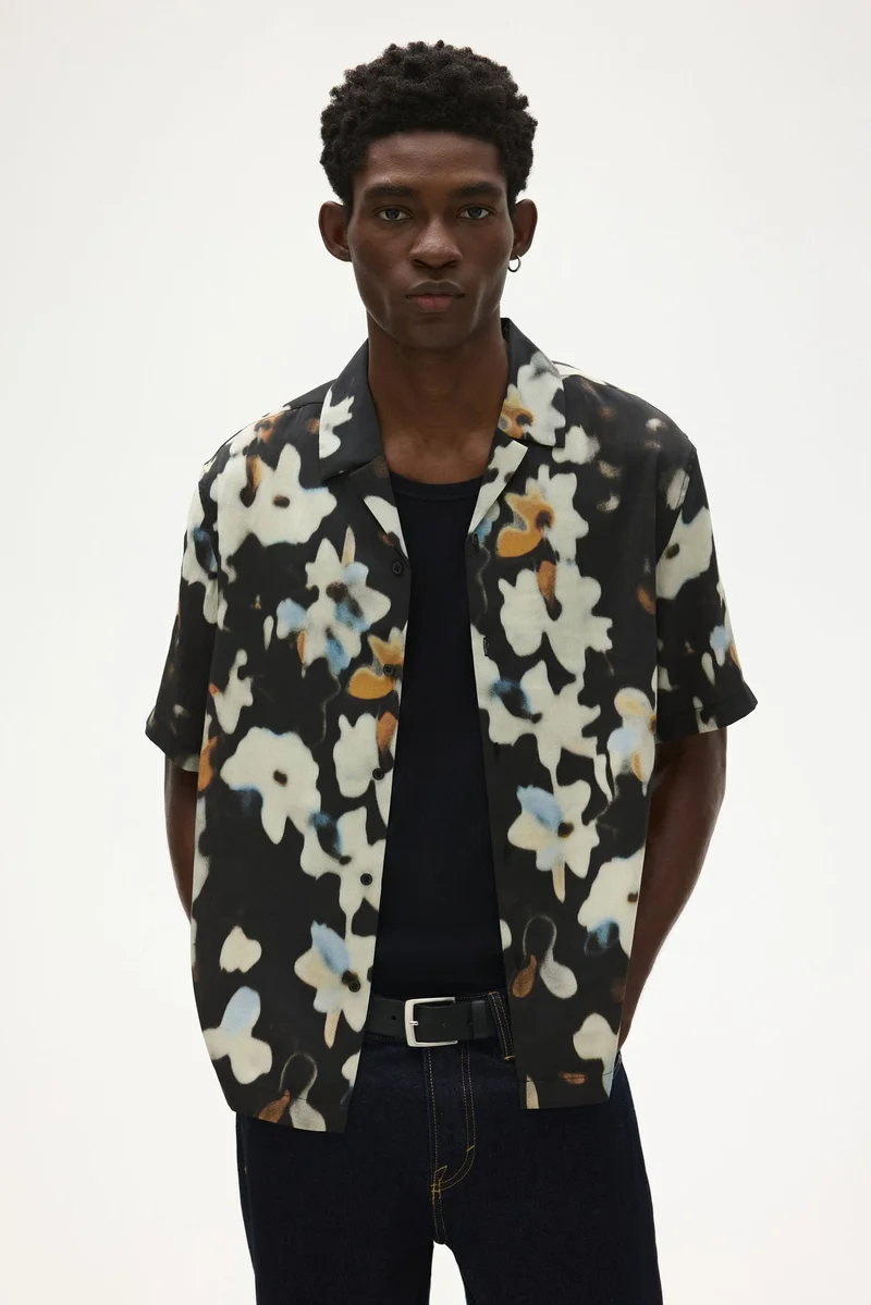 H&M Regular Fit Patterned resort shirt