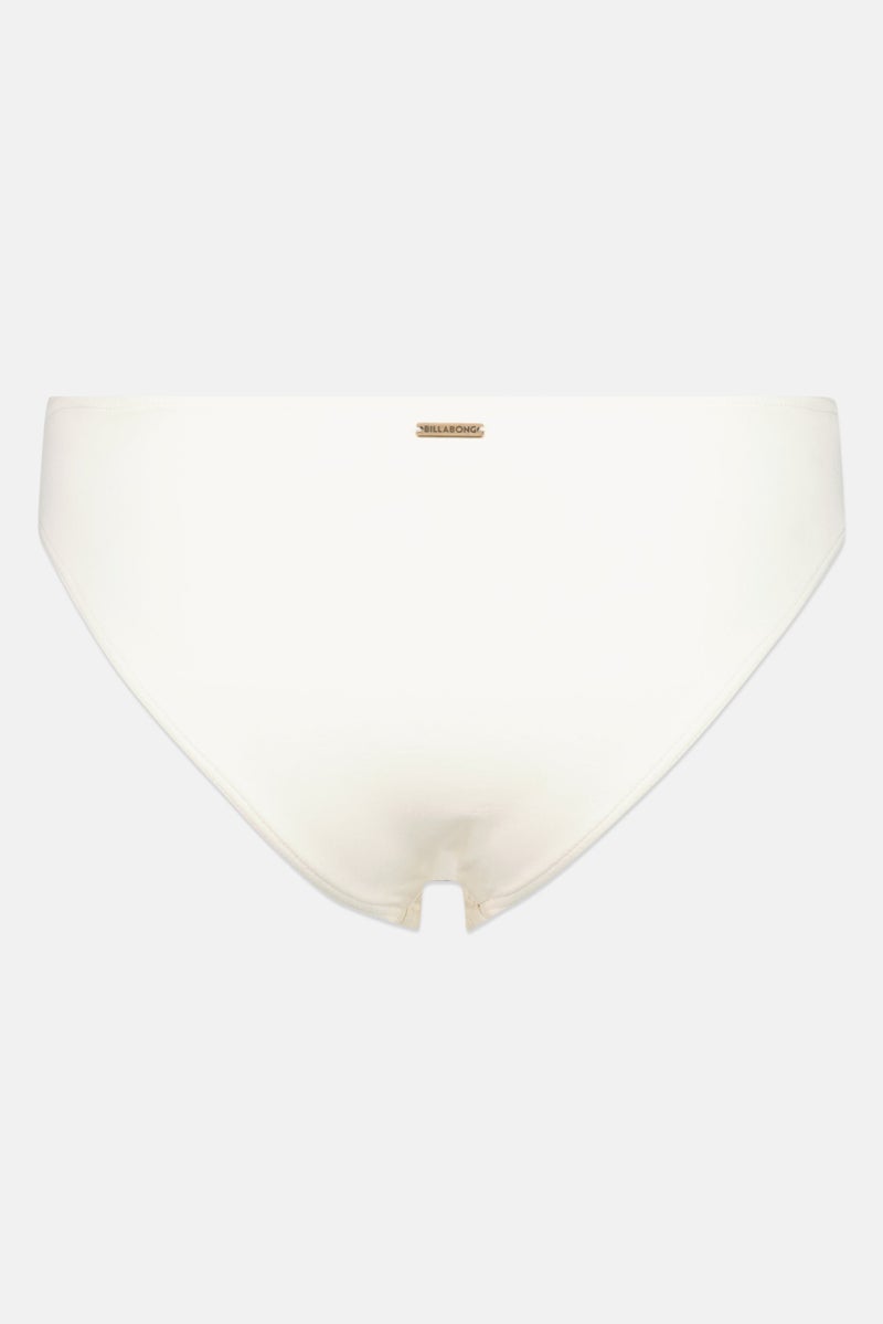 Billabong Women Textured Bikini Bottom, Off White - Image 2