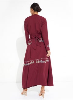 Rosette Abaya Maroon 1989  - Image 3