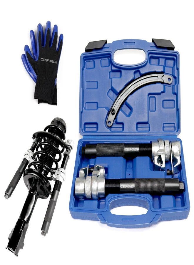 CENFORGE Spring Compressor Tool, Coil Spring Compressor Tool Set with Extendable Bracket, Heavy Duty Macpherson Strut Spring Compressor Tool with 2425LB Capacity for Car Truck ATV UTV - Image 1