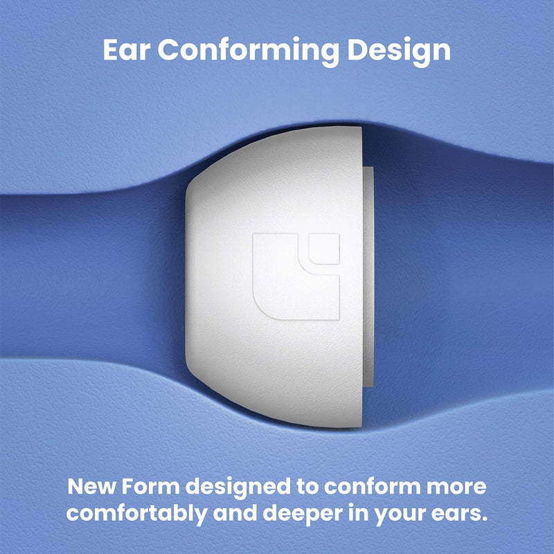 AutoLine Pro Foam Masters Ultra-Premium Memory Foam Ear Tips for AirPods Pro 1st & 2nd Gen | 3 Pairs | New Ver. | Secure Fit | Super Comfort | Better Noise Cancel | Replacement Buds (Small, White) - Image 4