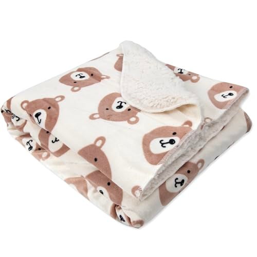 Baby Essentials Sherpa Fleece Baby Blanket 35x30 – Super Soft, Warm Reversible Baby Blankets for Newborns, Infants, Toddlers, and Nursery - Image 2
