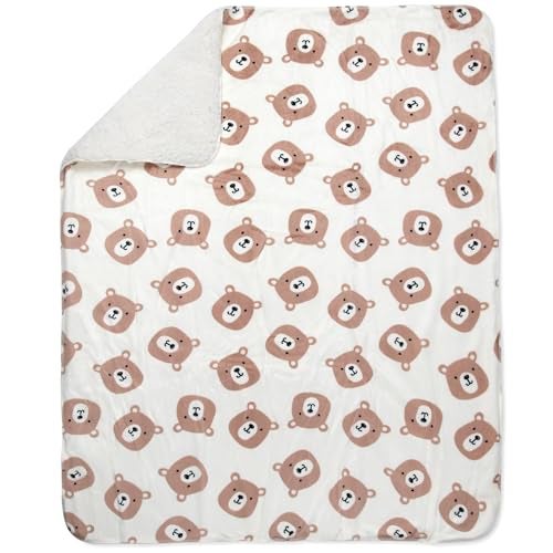 Baby Essentials Sherpa Fleece Baby Blanket 35x30 – Super Soft, Warm Reversible Baby Blankets for Newborns, Infants, Toddlers, and Nursery - Image 5