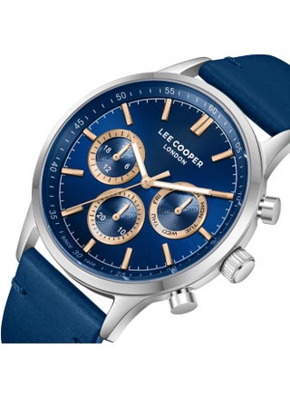LEE COOPER LC08001.599 Men's Multi Function Display Watch & Leather Strap Dark Blue - pzsku/Z5D8741F8ADF75A964100Z/45/1747138548/6e902732-8f1a-469d-8347-b23784d4c972